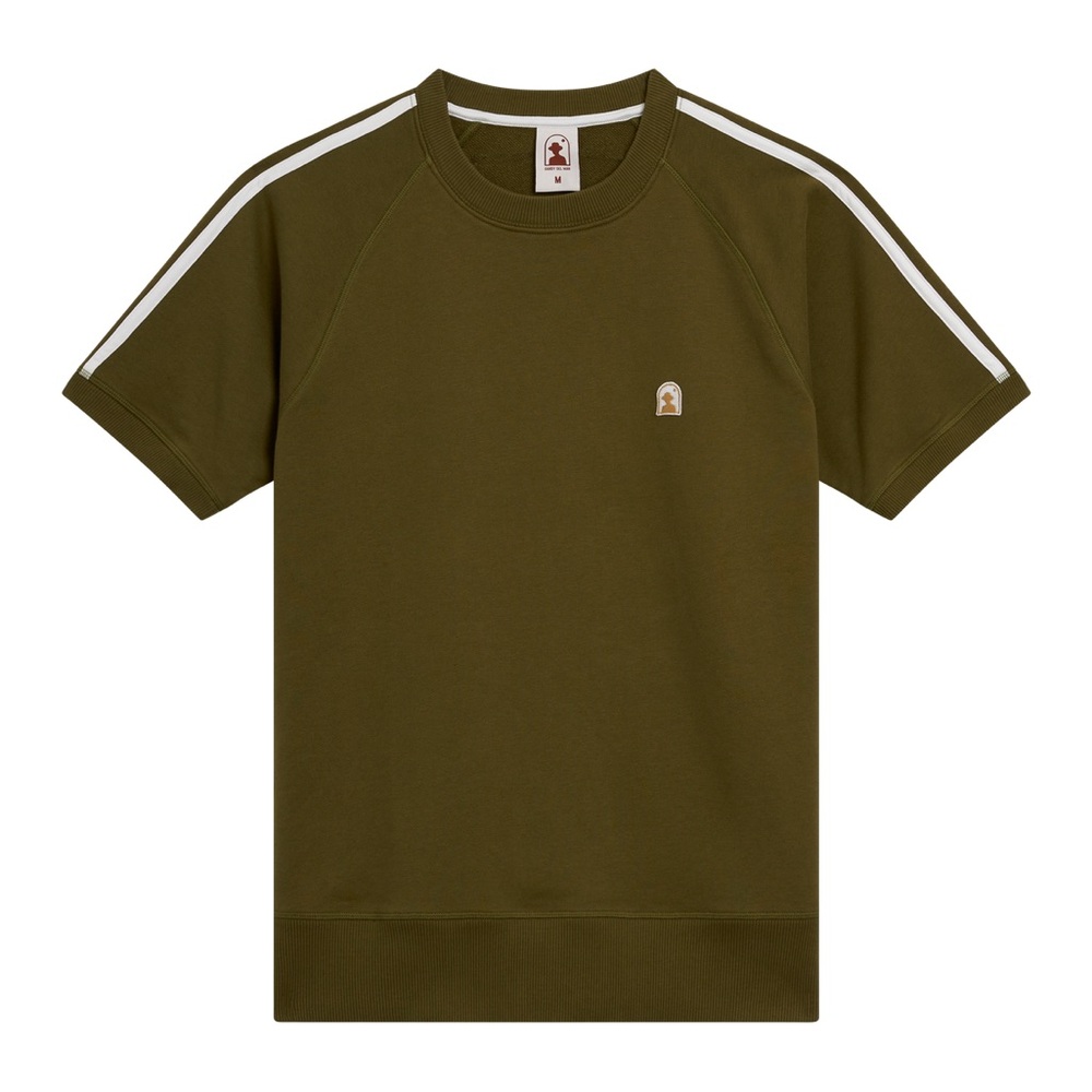 Dandy Del Mar Olive Green Short Sleeve Sweatshirt